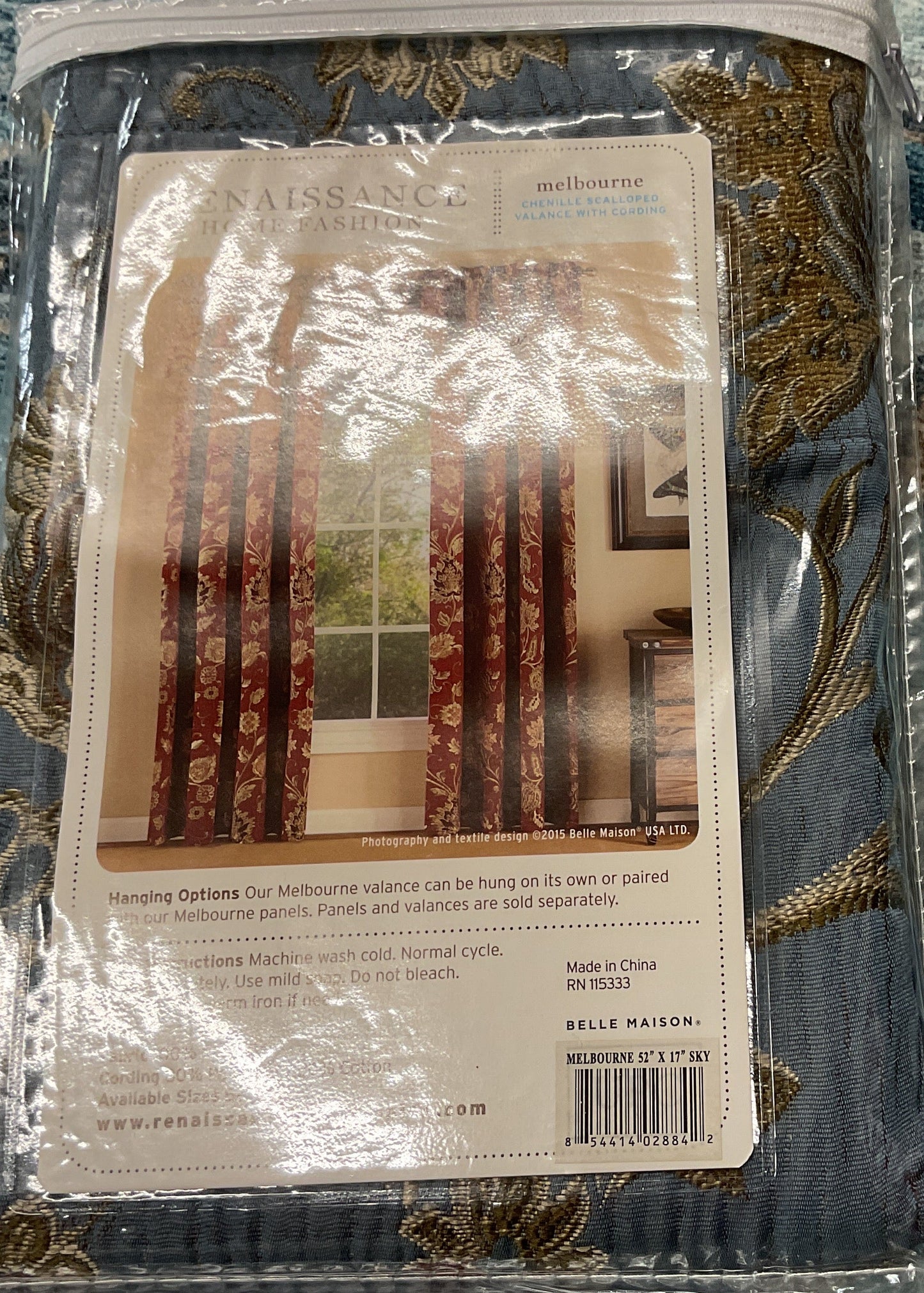 Renaissance Home Fashion Melbourne Valance