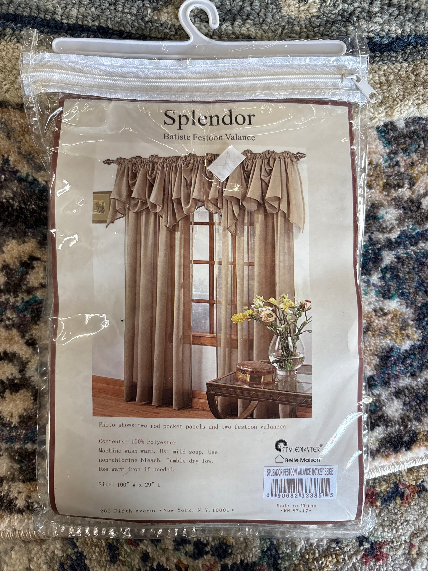 Splendor Batiste Festoon Valance