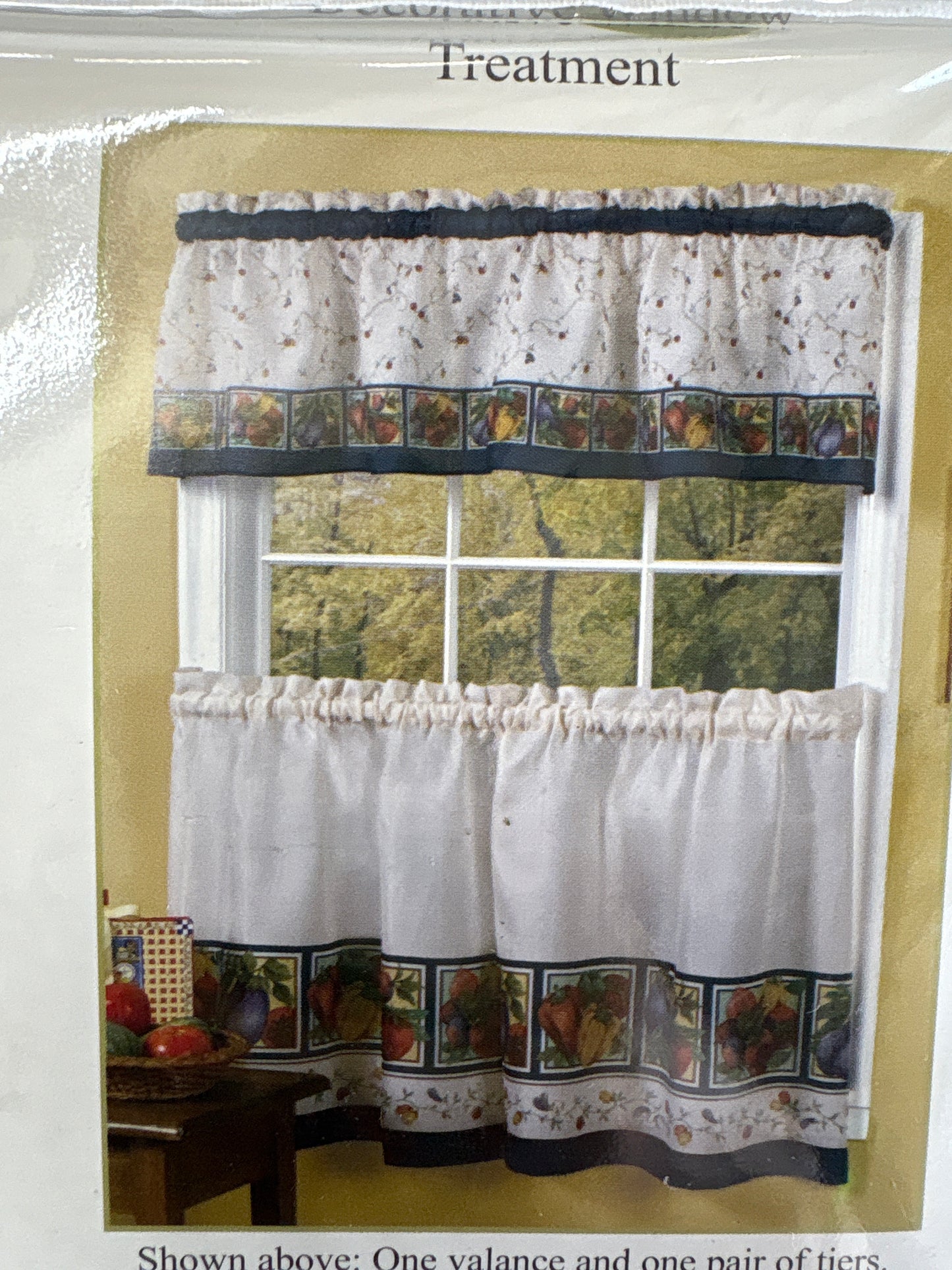 Veggies Decorative Window Treatment