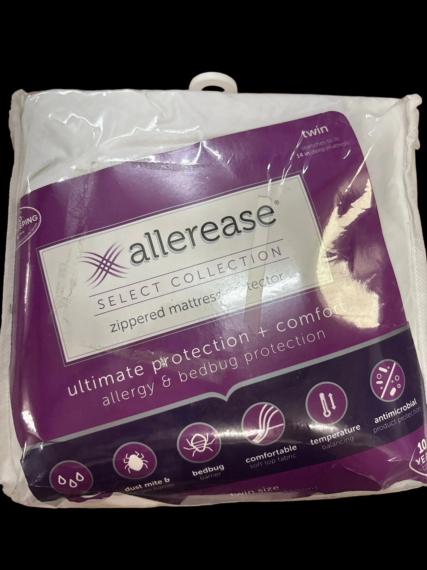 Allerease Twin Size Zippered Mattress Protector