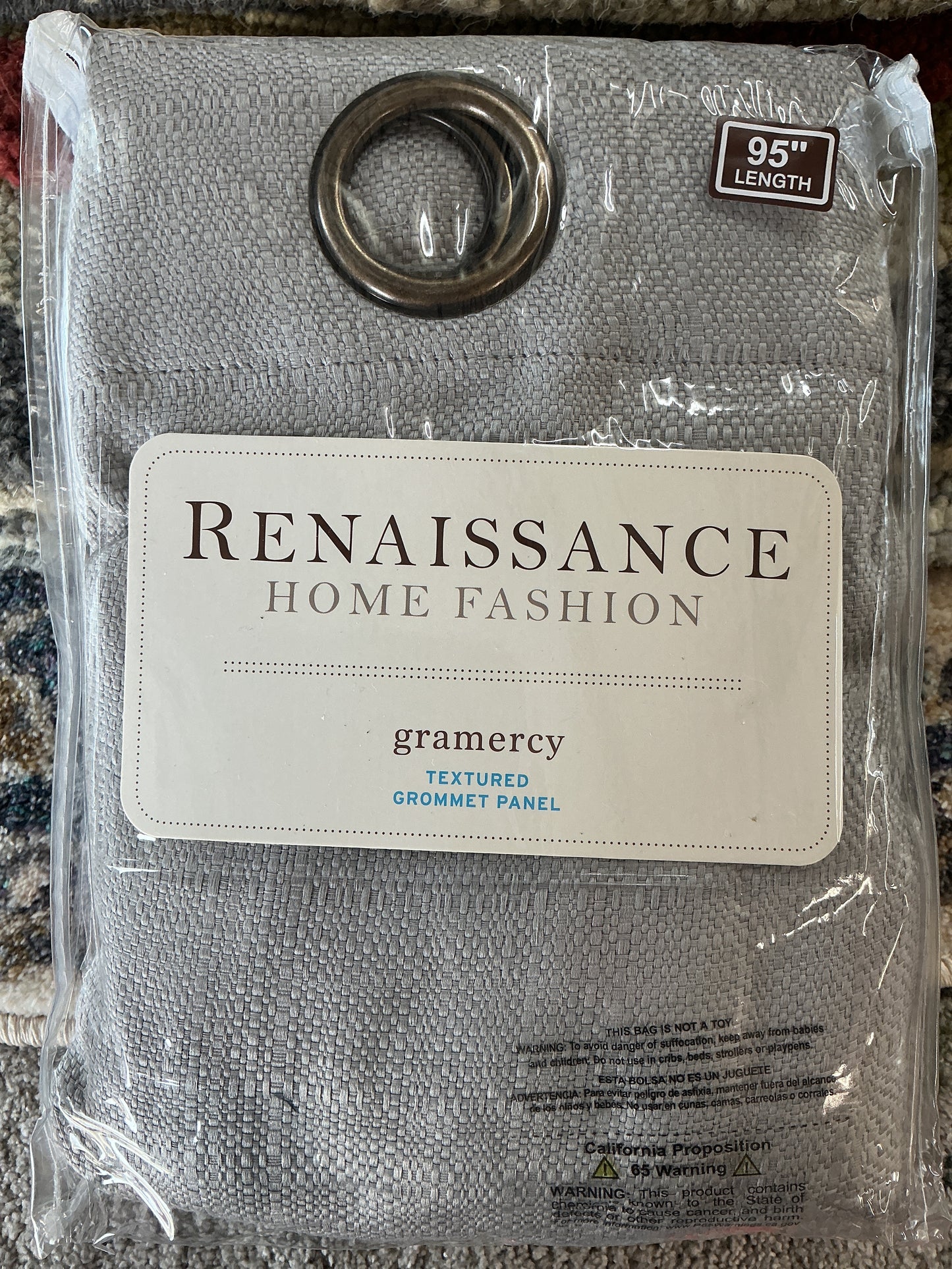 Renaissance Home Fashion Gramercy Textured Grommet Panel