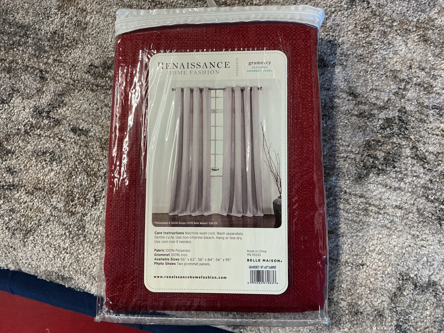 Renaissance Home Fashion Gramercy Textured Grommet Panel