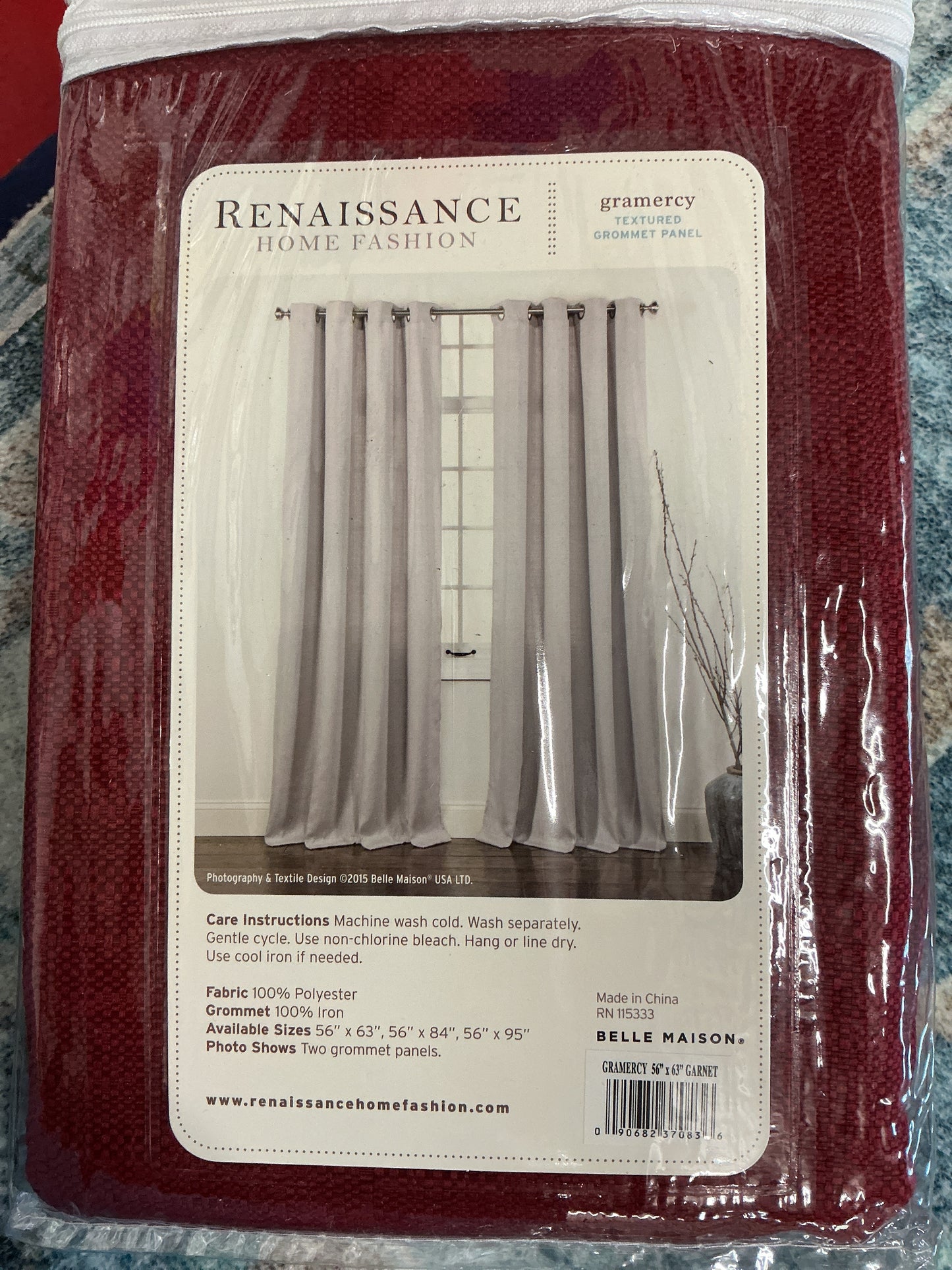 Renaissance Home Fashion Gramercy Textured Grommet Panel