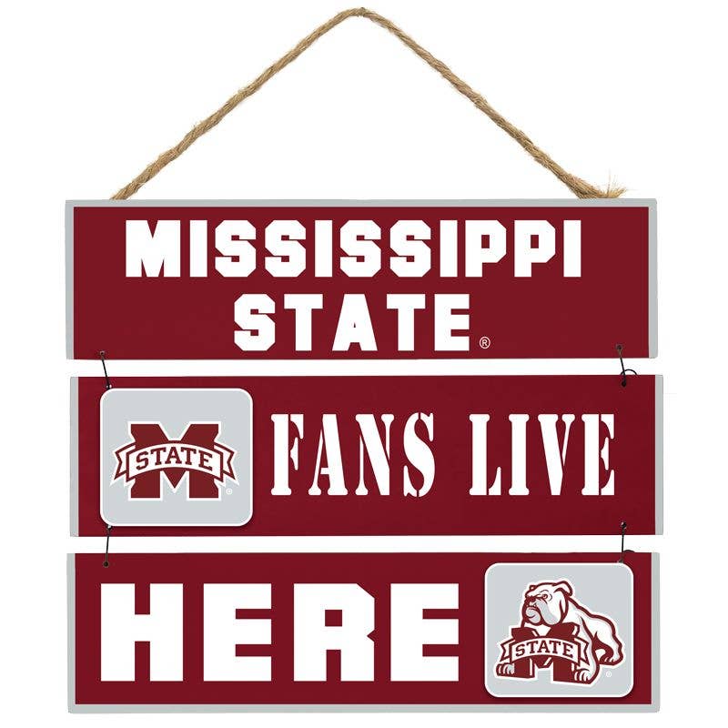 Mississippi State Bulldogs Fan Sign