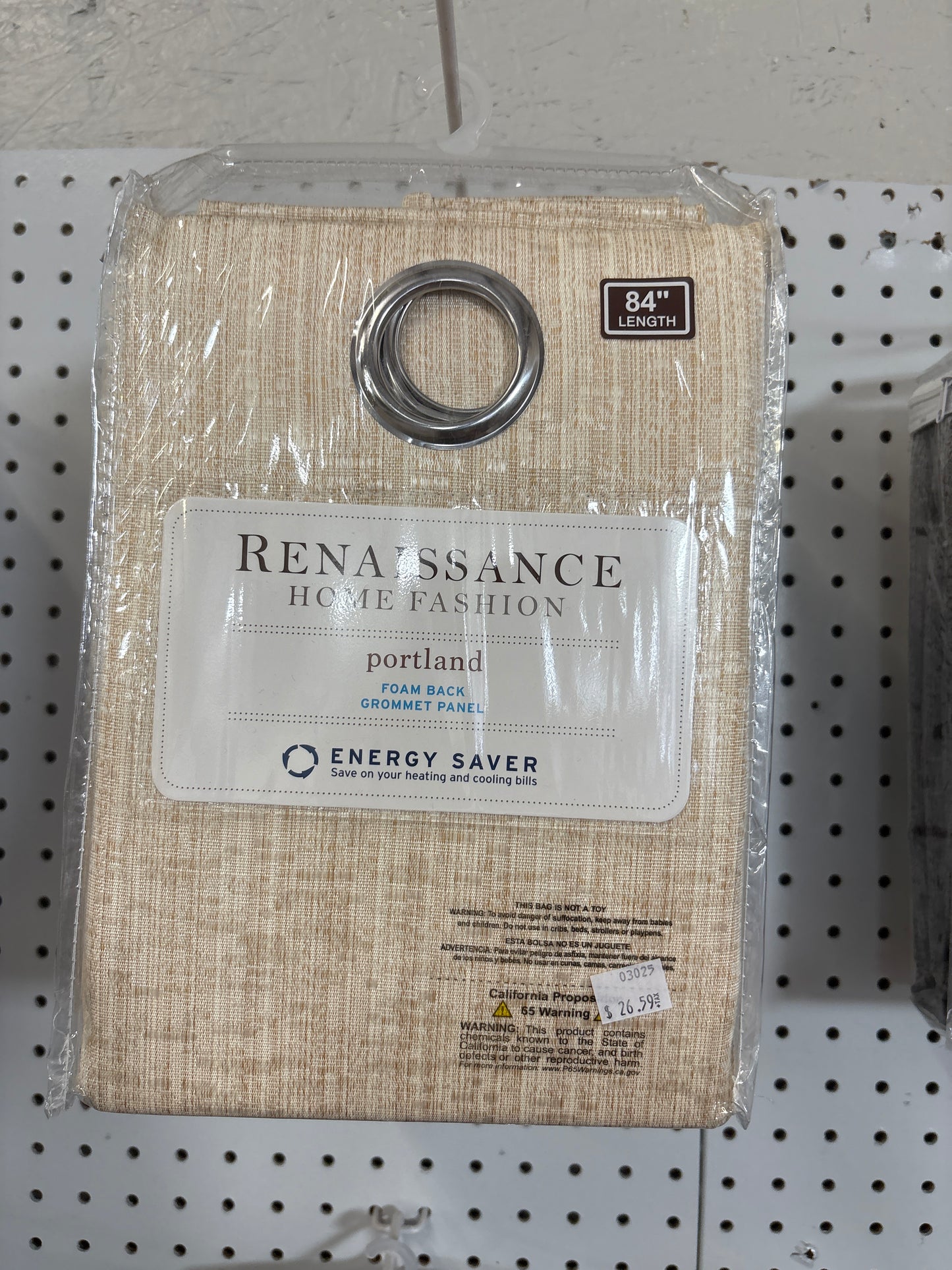 Renaissance Home Fashion Portland Energy Saver Foam Back Grommet Panel