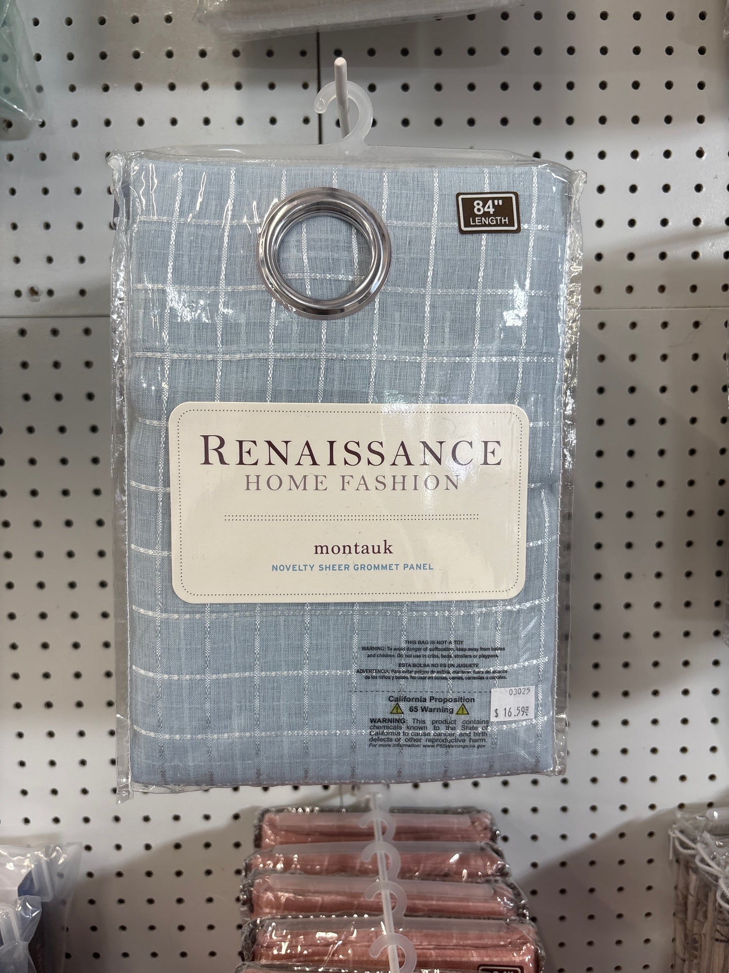 Renaissance Home Fashion Montauk Novelty Sheer Grommet Panel