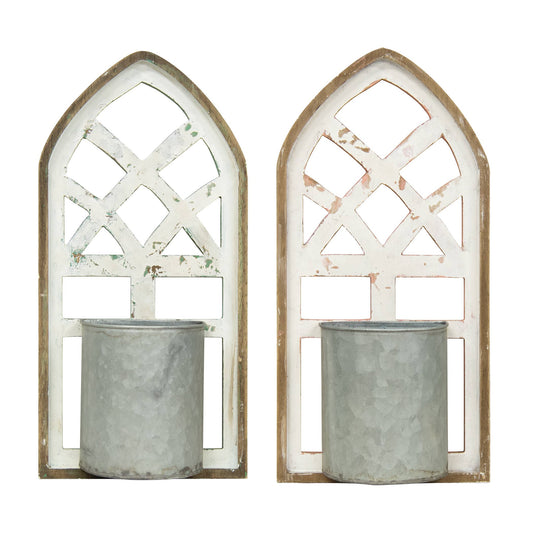 Architectural Arch Wall Planter, 2 Assorted