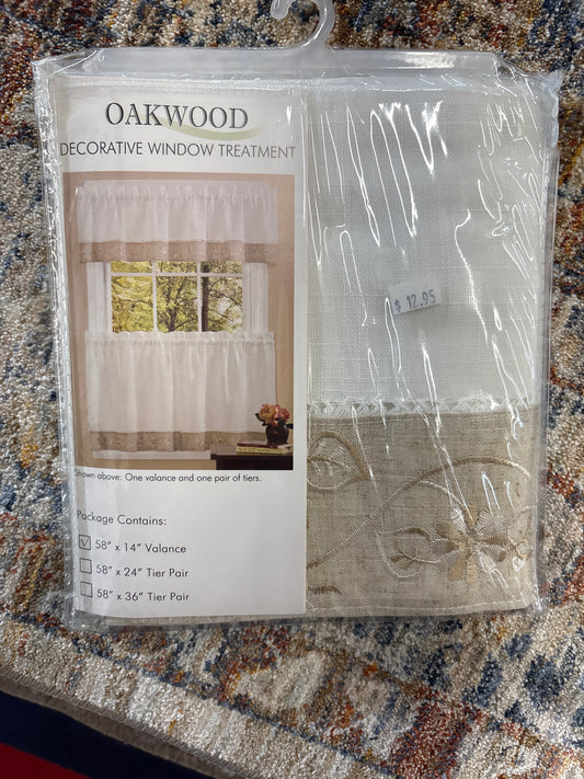 Oakwood Decorative Window Treatment