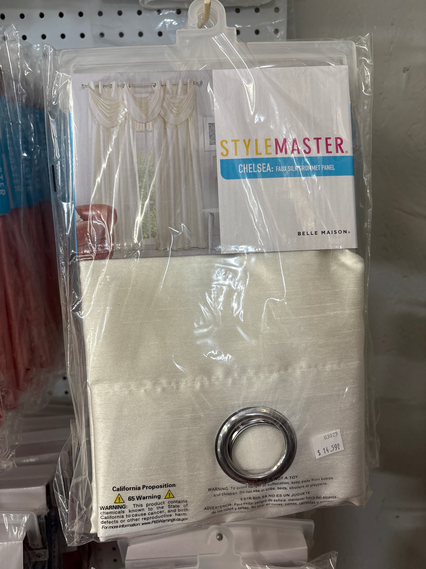 StyleMaster Chelsea Faux Silk Grommet Panel