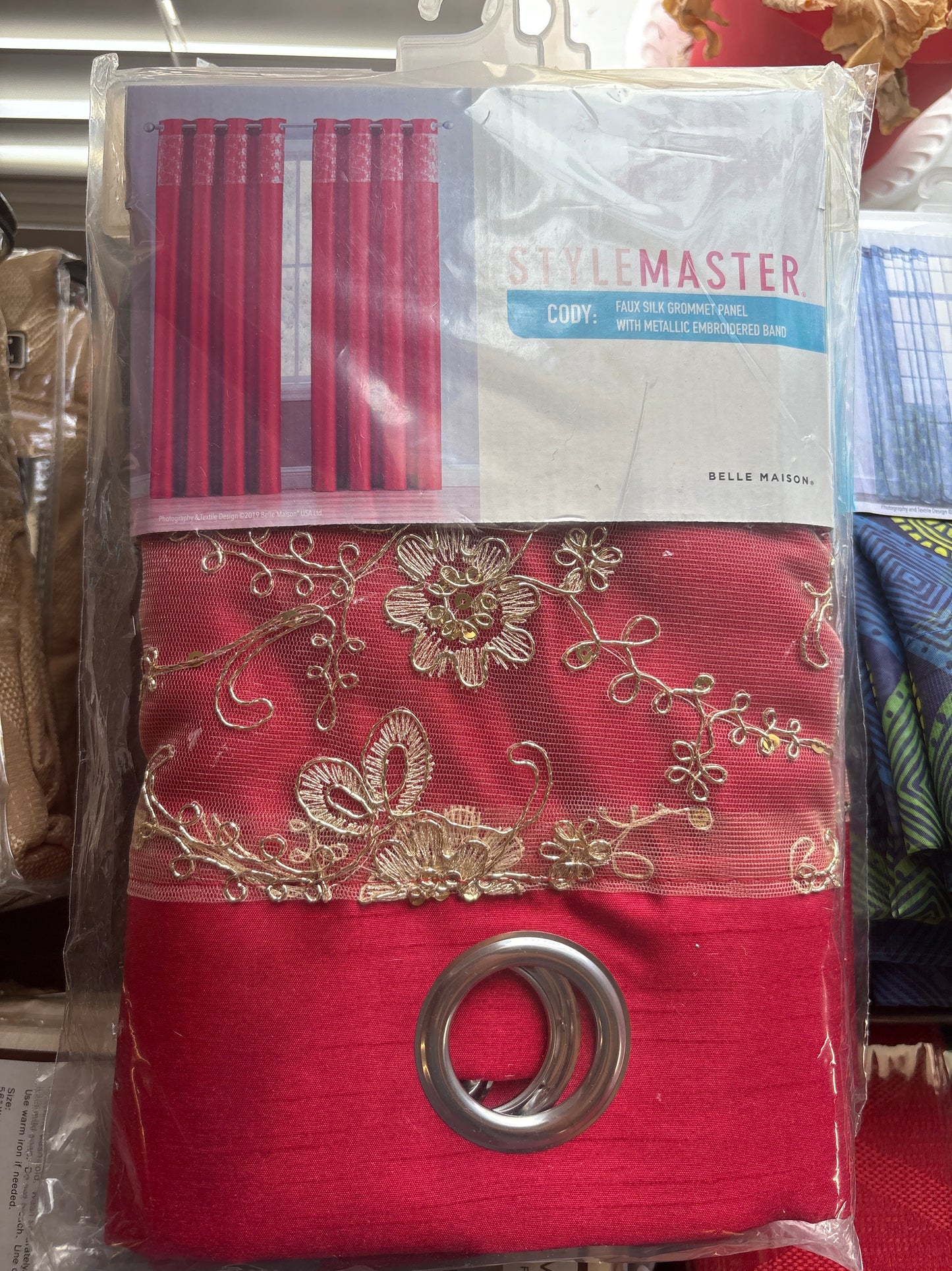 StyleMaster Faux Silk Grommet Panel