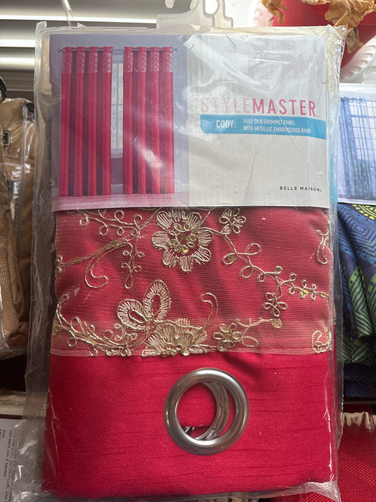 StyleMaster Faux Silk Grommet Panel