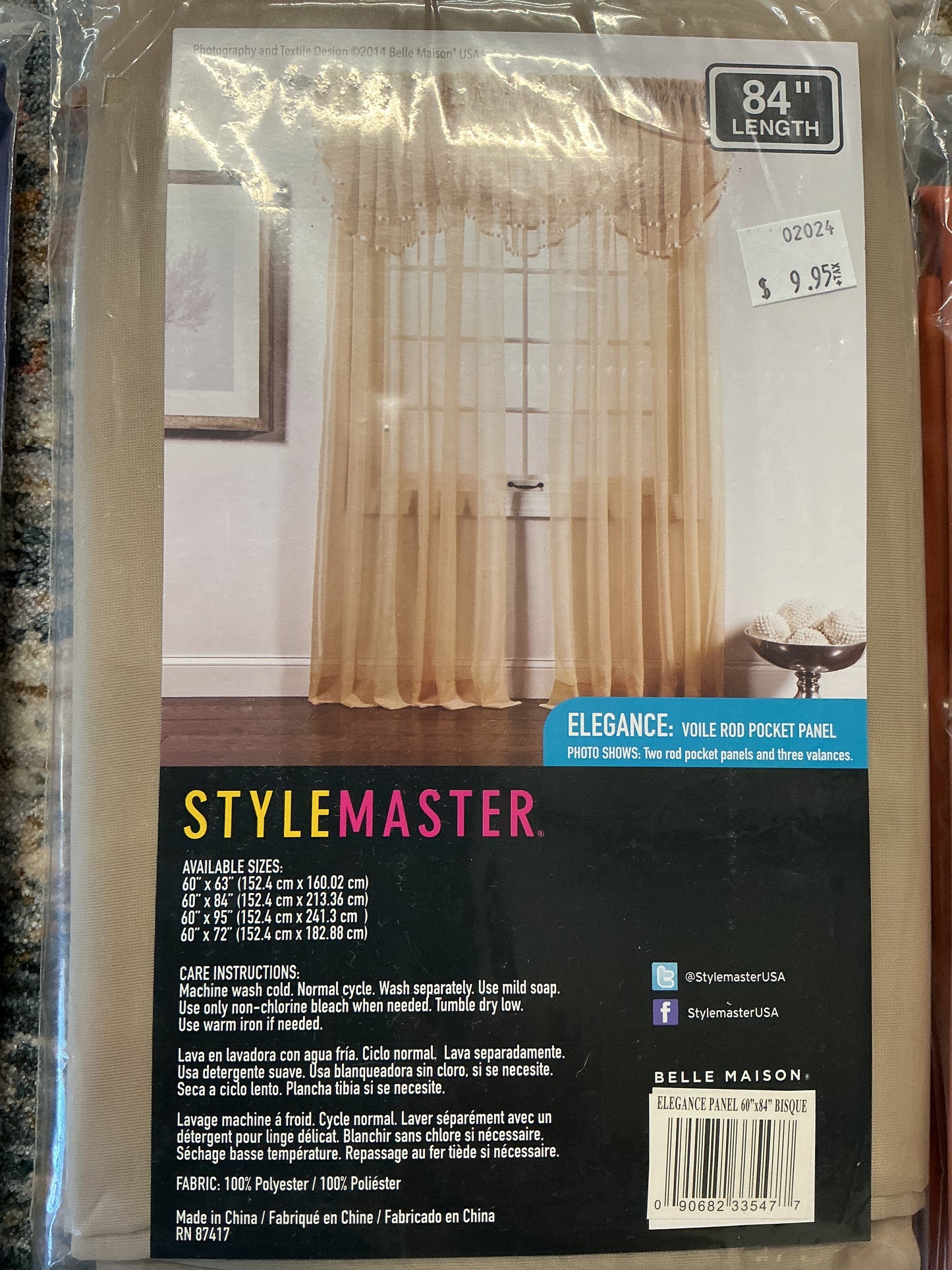 Stylemaster Elegance Sheers