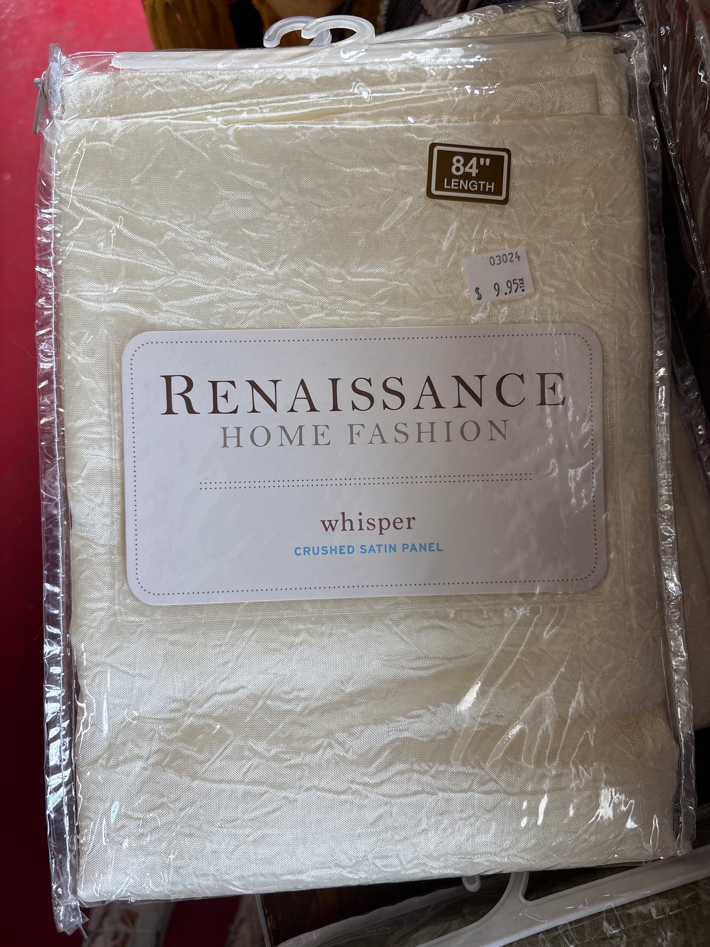 Renaissance Home Fashion Crushed Satin Panel