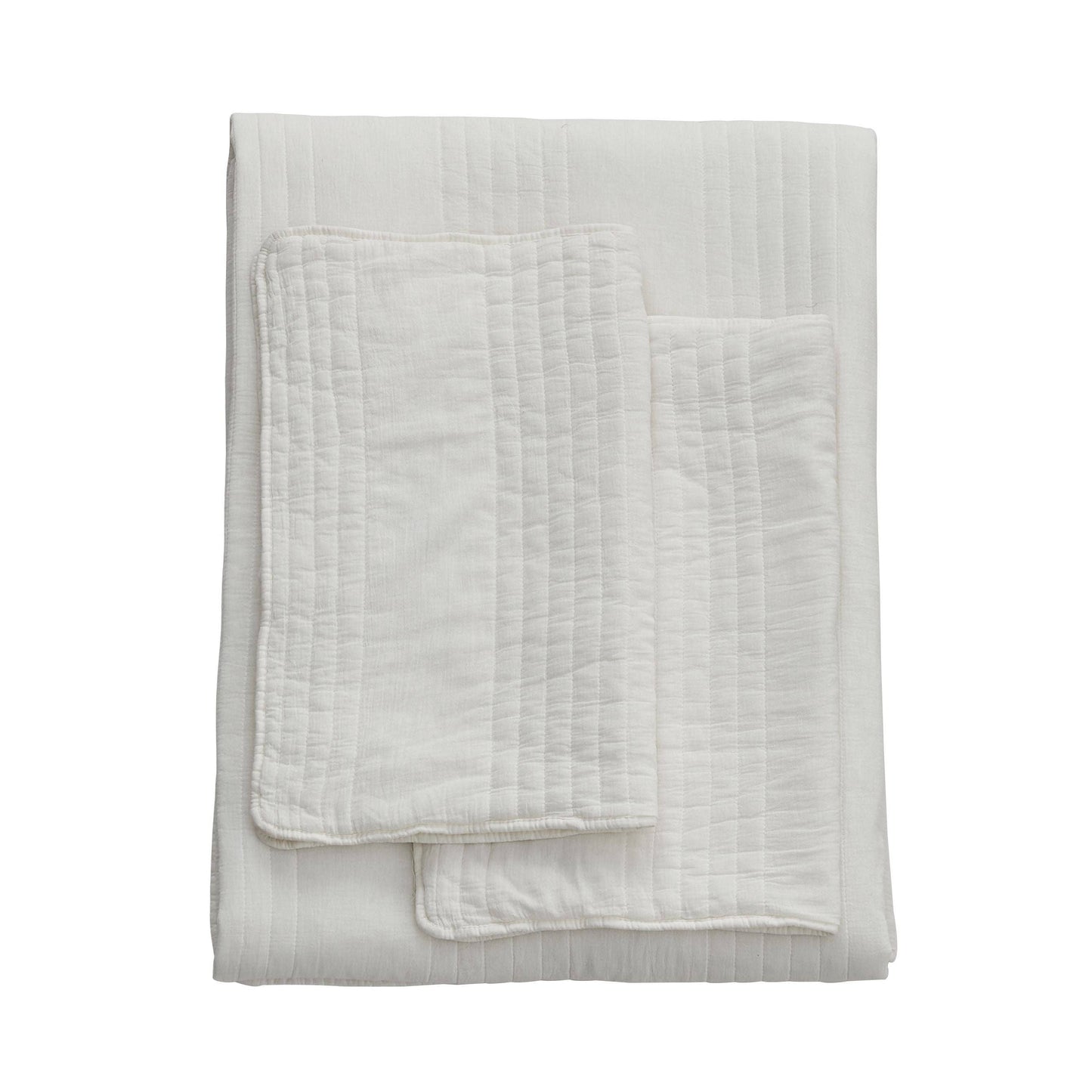 Stonewashed Cotton Quilt Set
