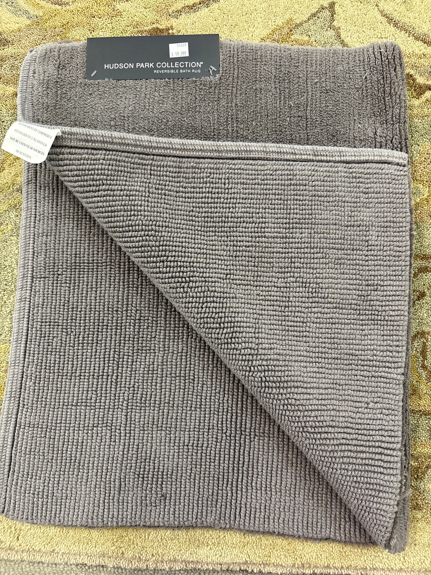 Hudson Park Collection Reversible Bath Rug