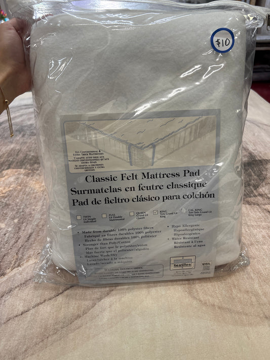 Southern Textiles Classic King Size Felt Mattress Pad