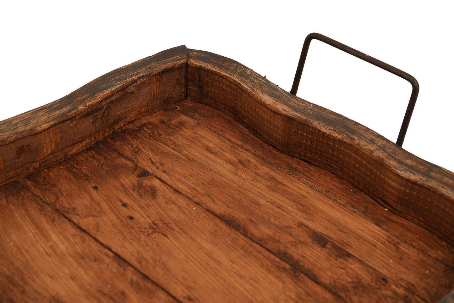 Glenrock Scalloped Farmhouse-Wood Tray-Rustic-13x20 inches