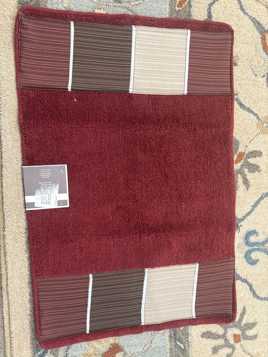 Burgundy Bath Rug