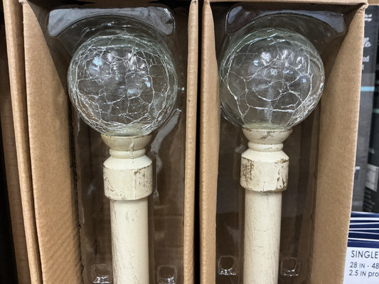 Metallo Decorative Rod & Finial Set