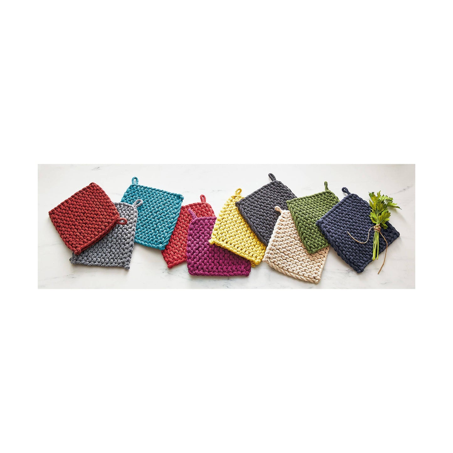 Crochet Trivet Black Cotton Everyday