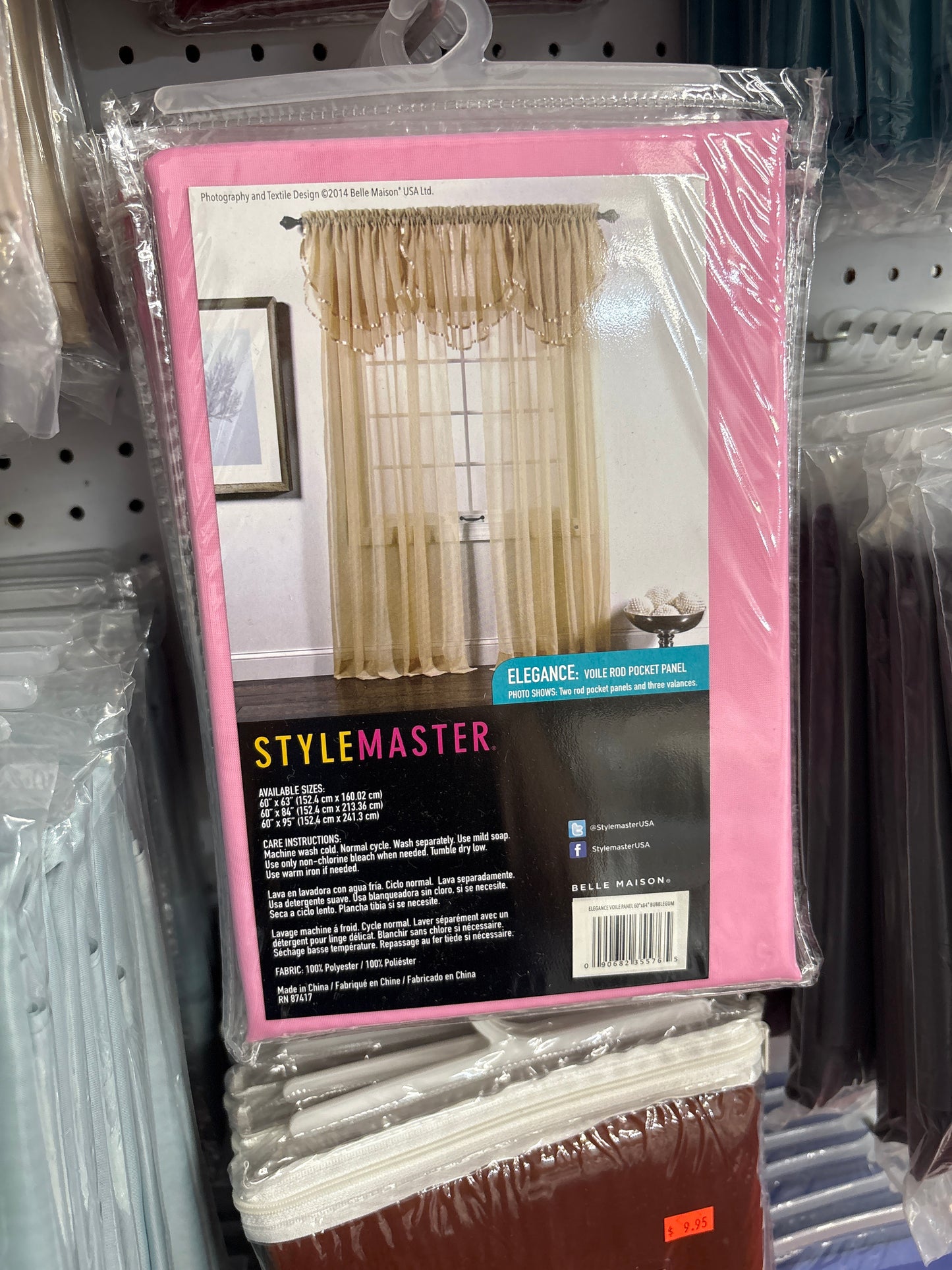 StyleMaster Elegance Voile Rod Pocket Panel