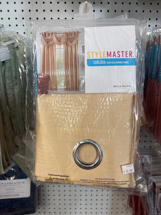 StyleMaster Chelsea Faux Silk Grommet Panel