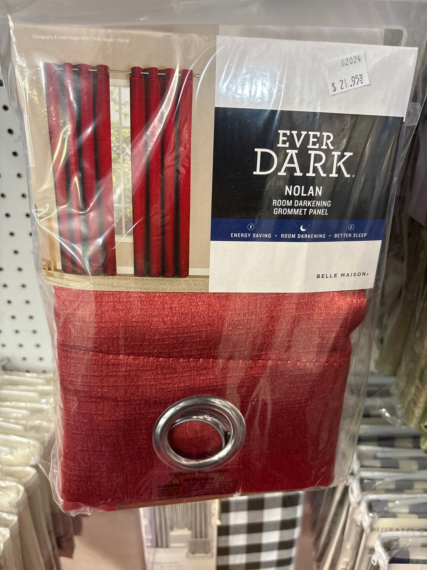 Ever Dark Nolan Room Darkening Grommet Panel