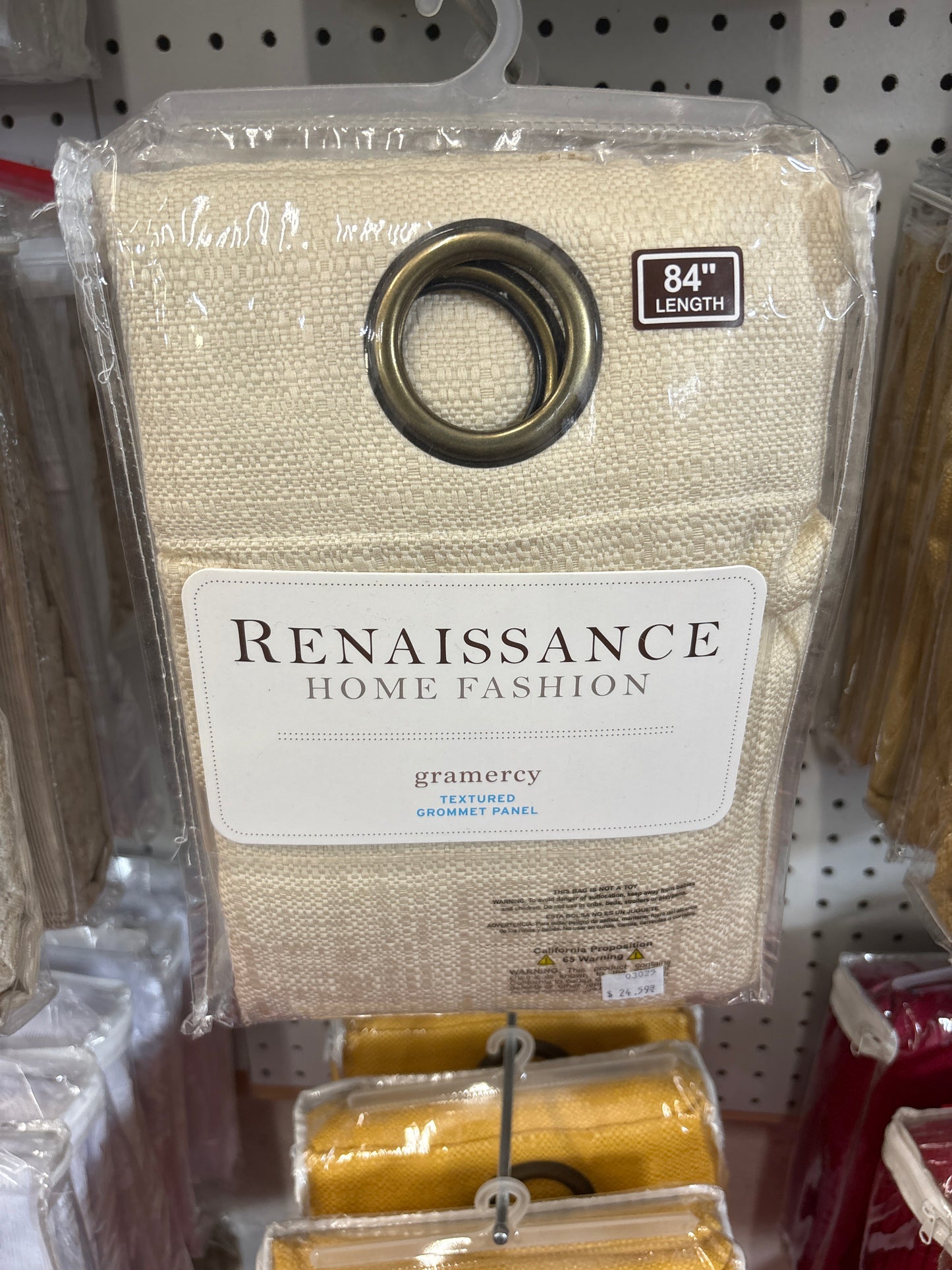Renaissance Home Fashion Gramercy Textured Grommet Panel