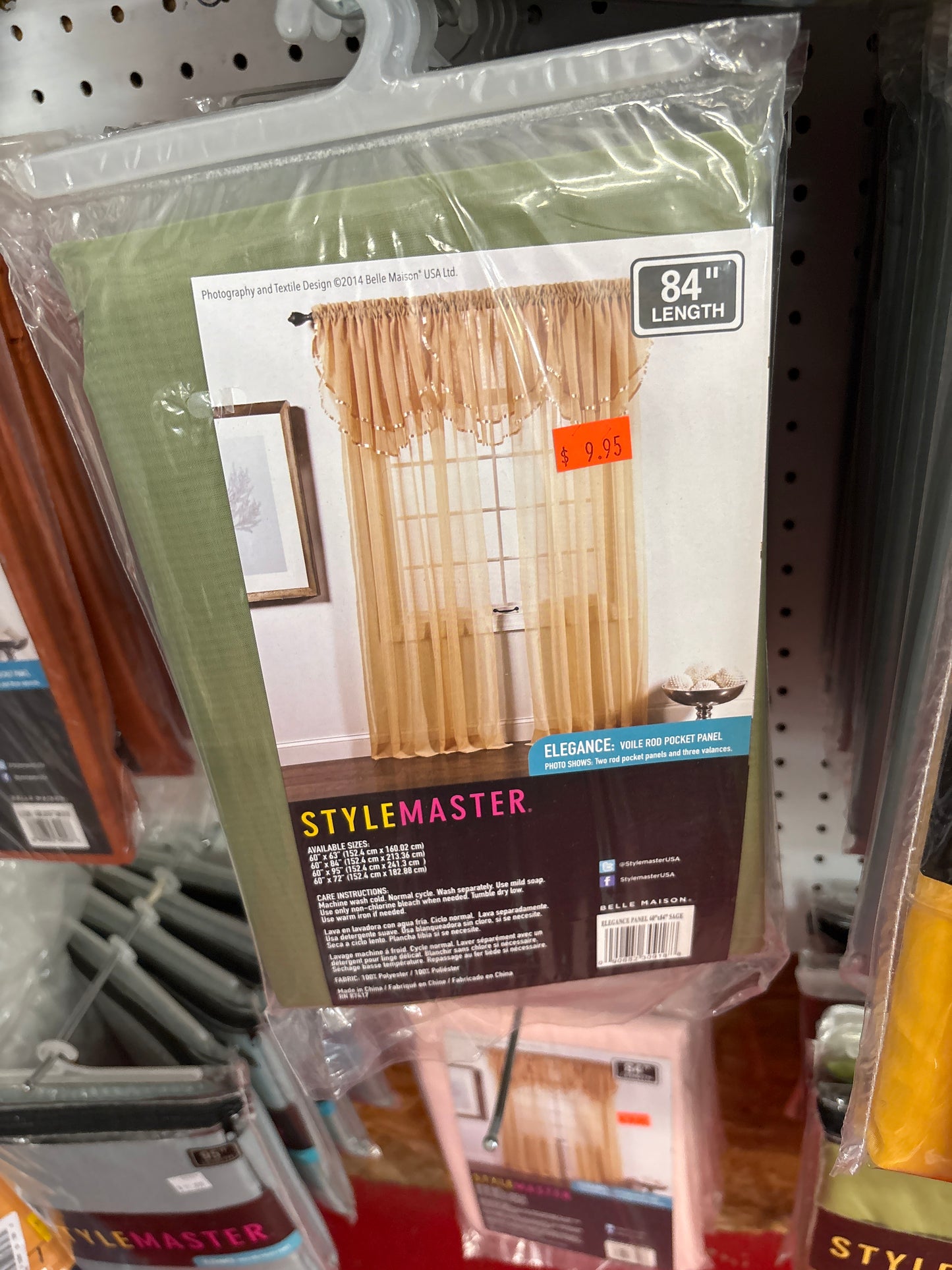 StyleMaster Elegance Voile Rod Pocket Panel