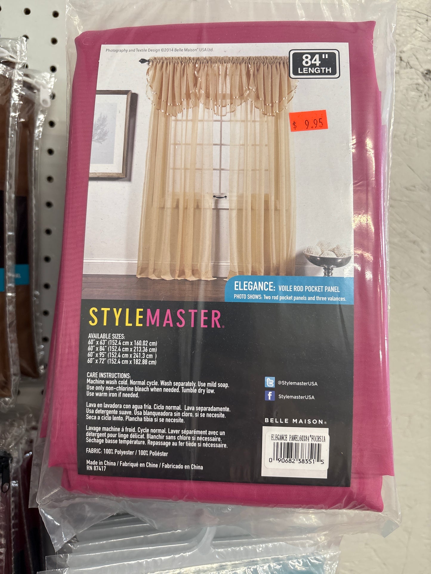 StyleMaster Elegance Voile Rod Pocket Panel