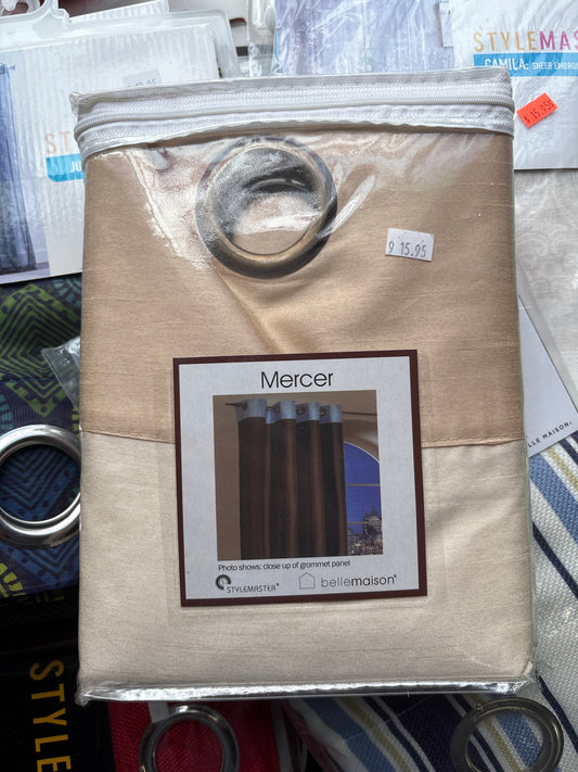 Mercer Faux Silk Grommet Panel