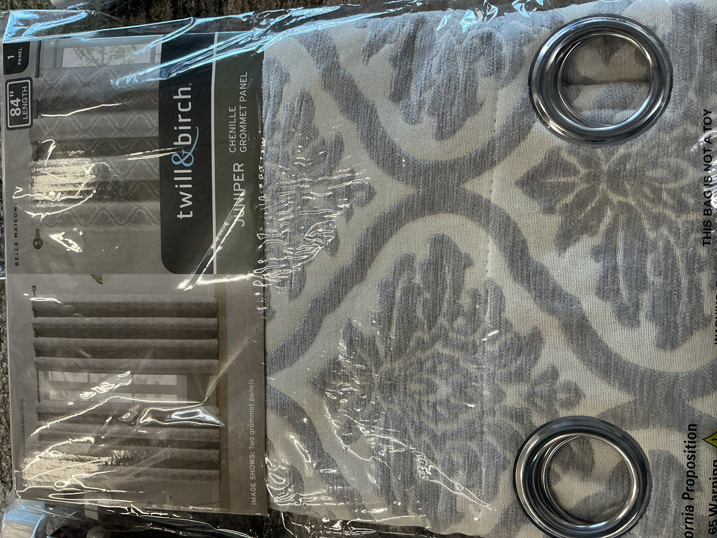 Twill & Birch Juniper Chenille Grommet Panel