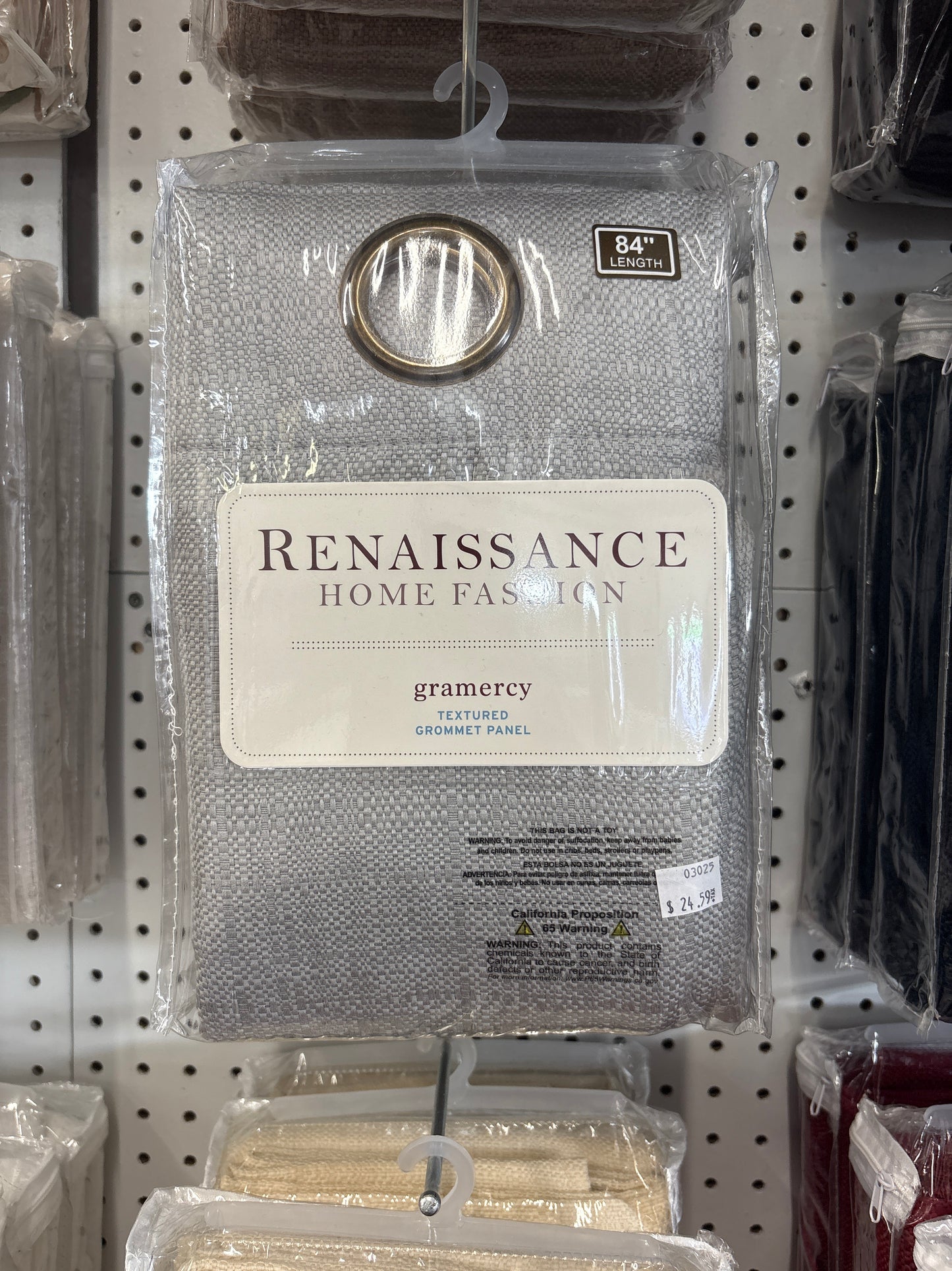 Renaissance Home Fashion Gramercy Textured Grommet Panel