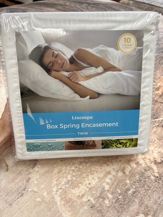 Linenspa Twin Size Box Spring Encasement