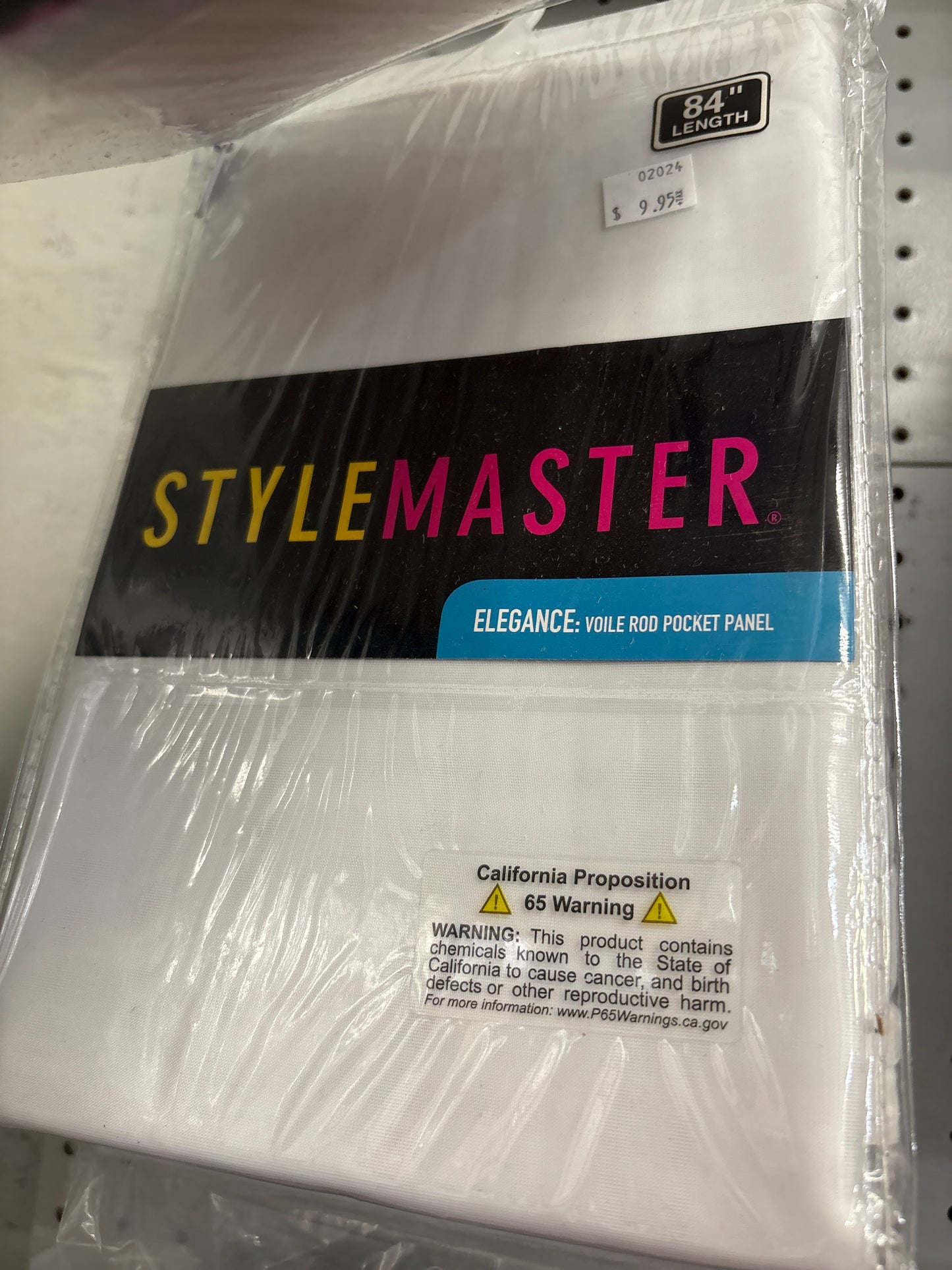 StyleMaster Elegance Voile Rod Pocket Panel