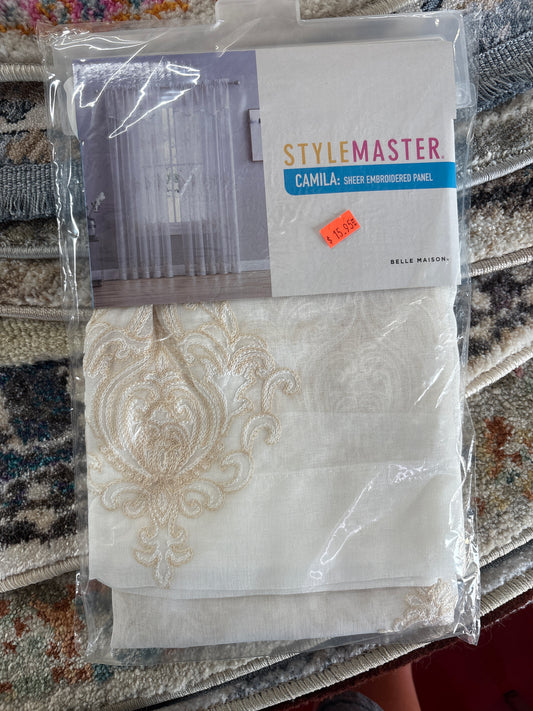 StyleMaster Sheer Embroidered Panel