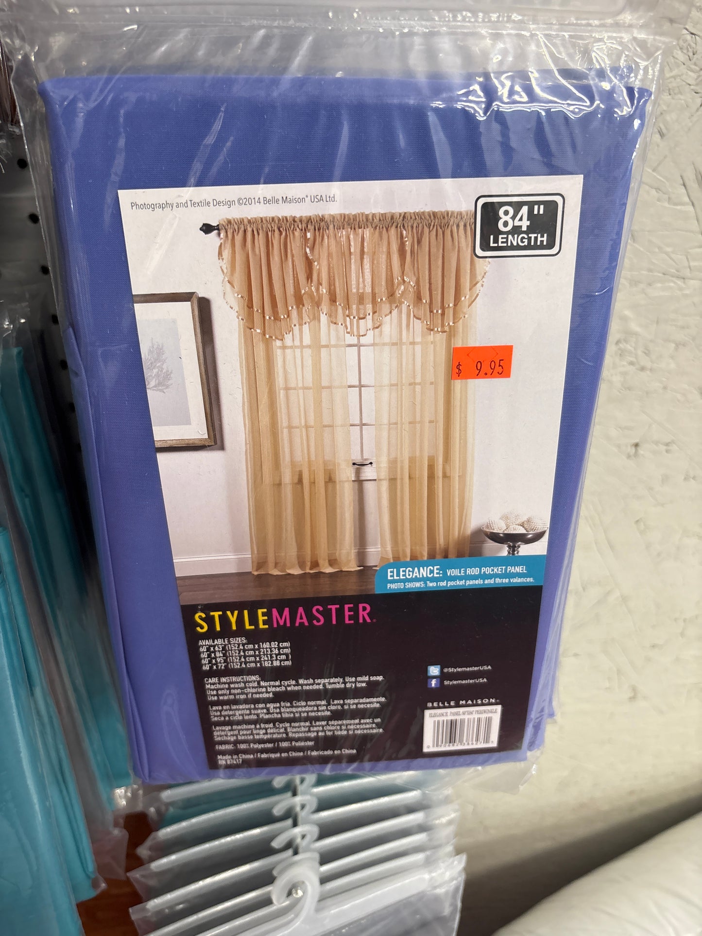 StyleMaster Elegance Voile Rod Pocket Panel