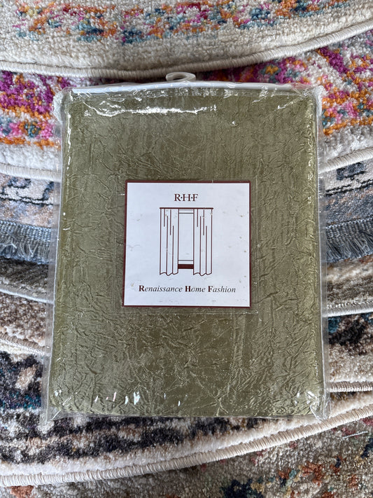 Renaissance Home Fashion Crushed Satin Scarf