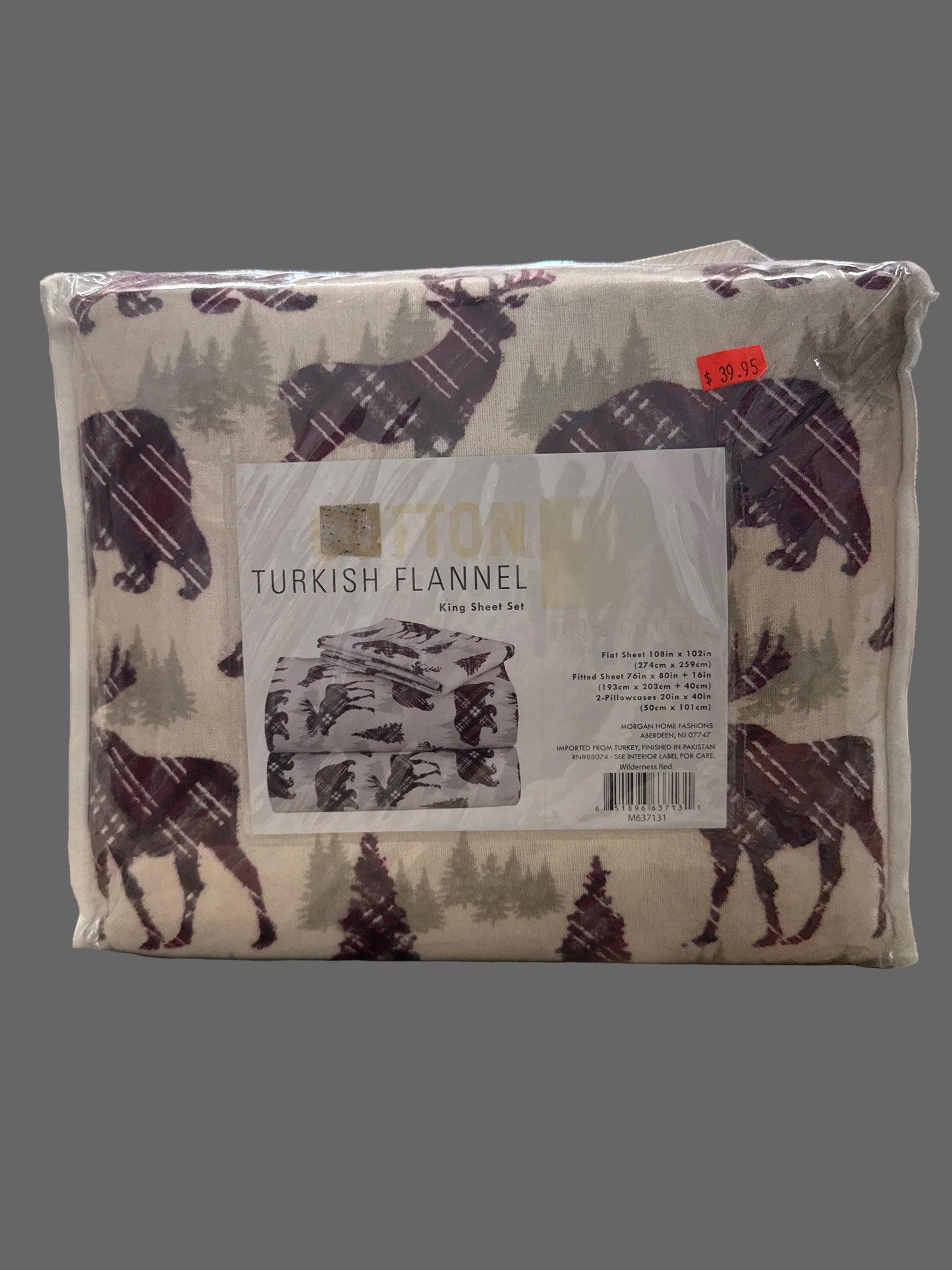 Cotton Turkish Flannel Sheet Set