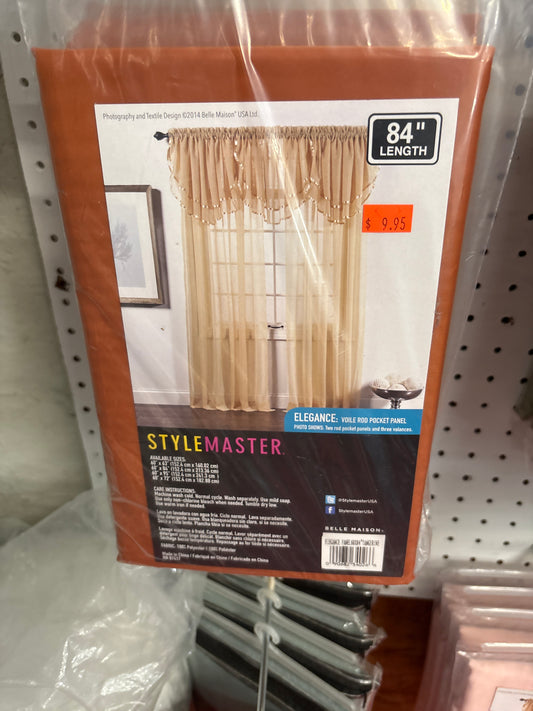 StyleMaster Elegance Voile Rod Pocket Panel