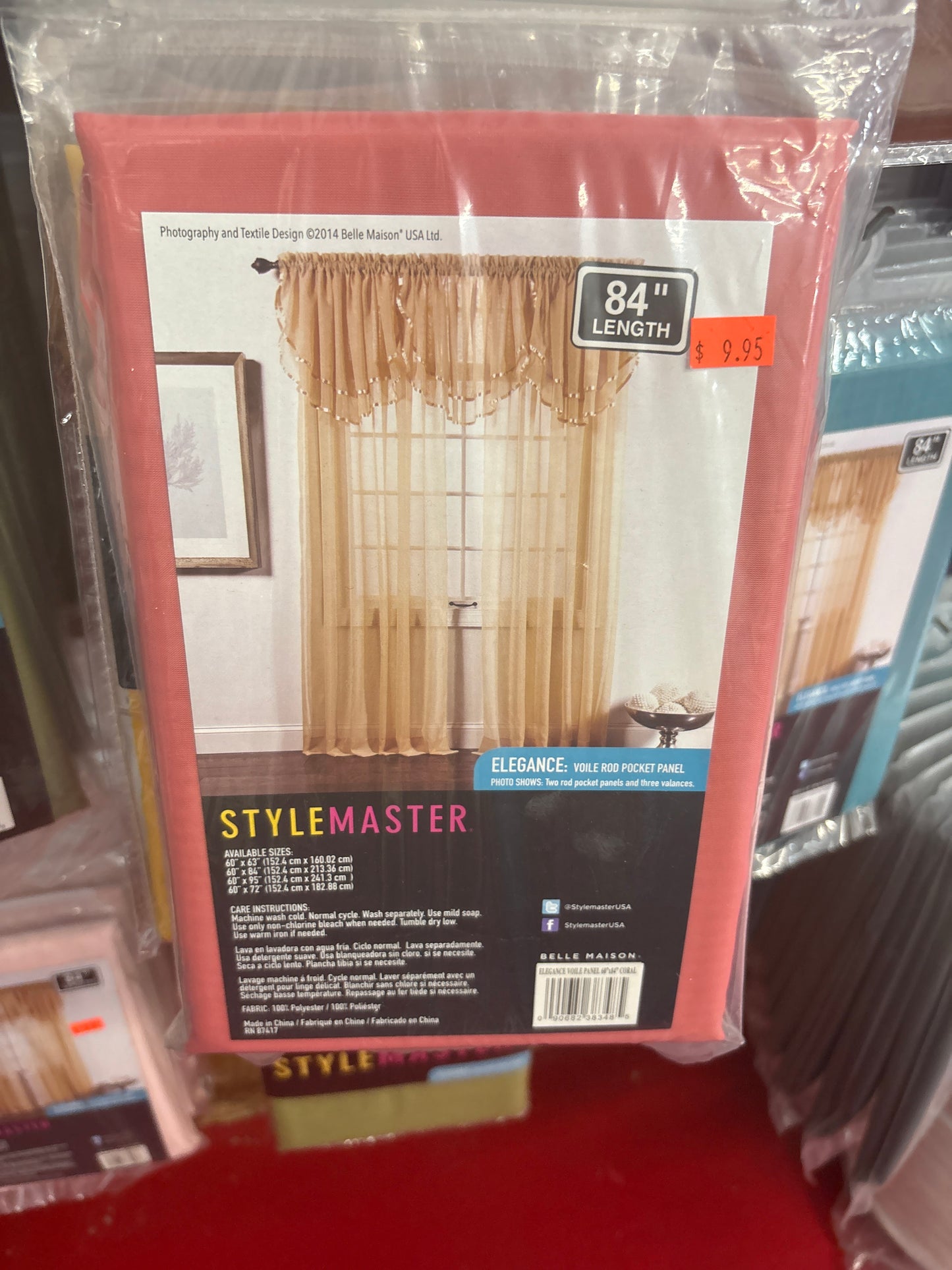 StyleMaster Elegance Voile Rod Pocket Panel