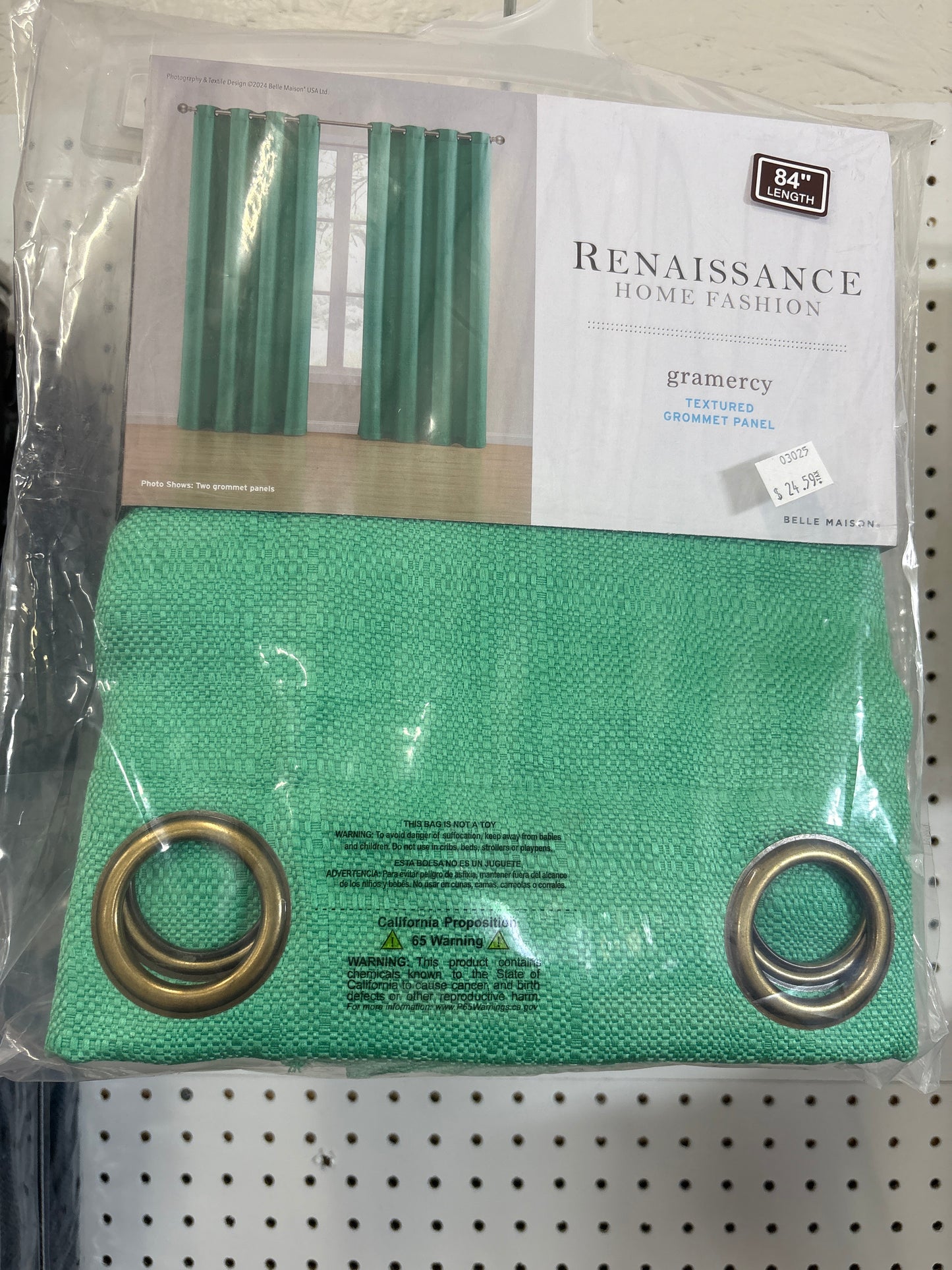 Renaissance Home Fashion Gramercy Textured Grommet Panel