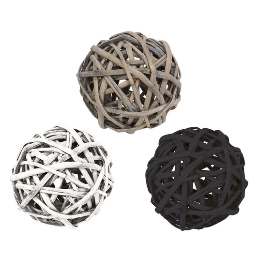 Farmhouse Colors Willow Ball - 3.75" - 3 Asstd.