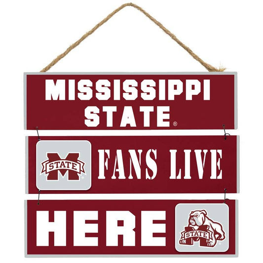 Mississippi State Bulldogs Fan Sign