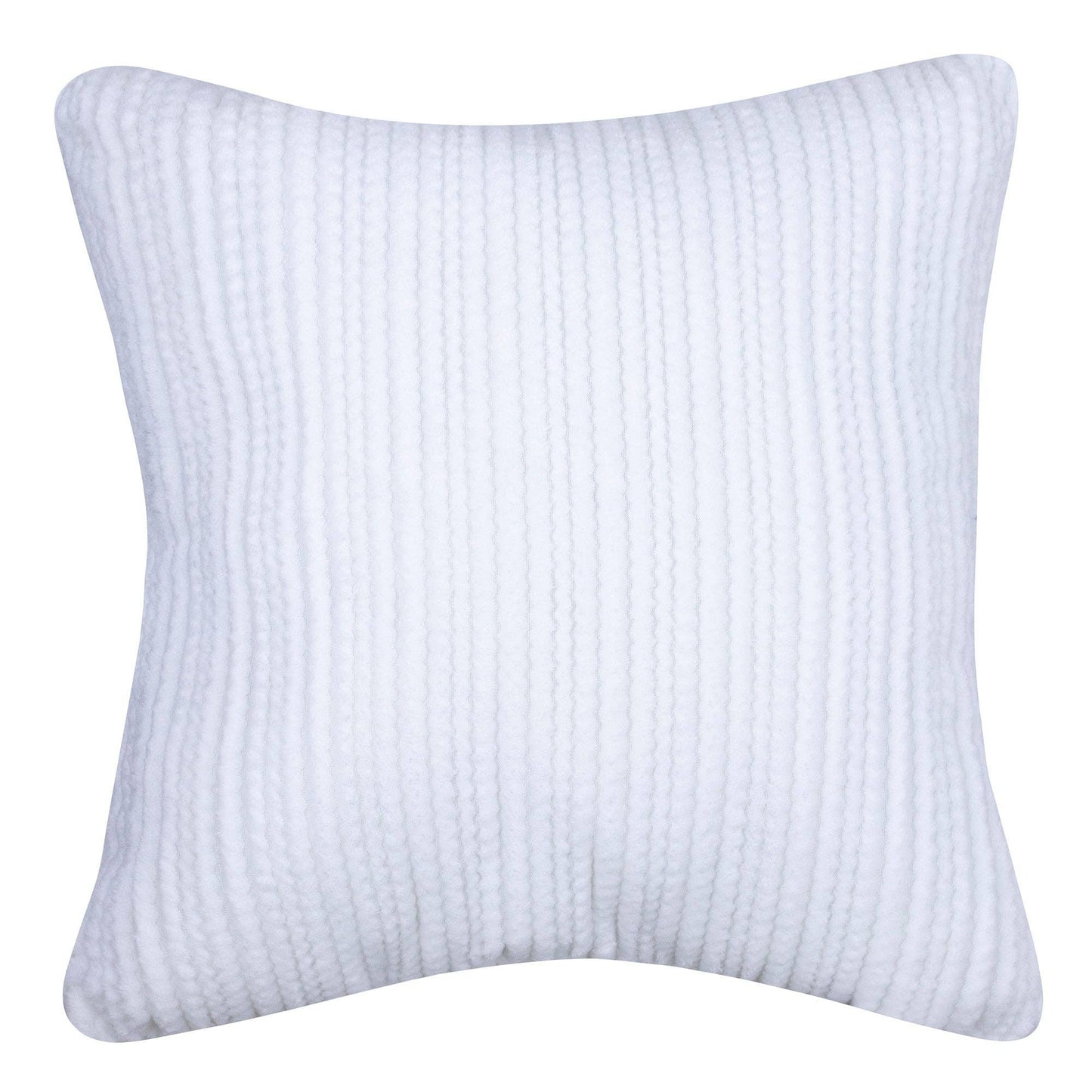 Daphne Ribbed Textured Decorative Throw Pillow, 20x20 Inches